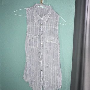 Pin Stripped Maurice’s Top